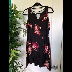 Mudd Black Floral Dress